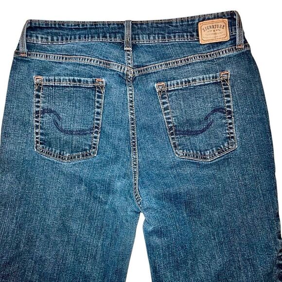 Levi’s Signature At the Waist Bootcut Jeans in Blue Wash Women’s 14M - Picture 5 of 8